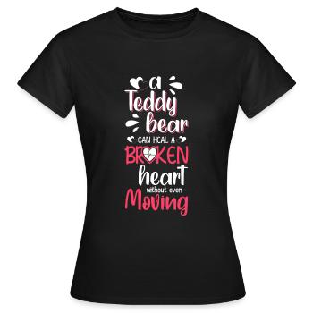 Jouets d’enfance d’ours - T-shirt Femme - noir - Devant - AI Model Female 172 dark (172cm)