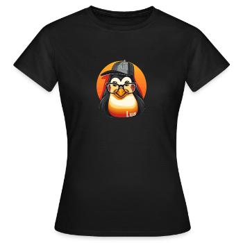 Lua-Linux Fusion : Pour les passionnés de technologie - T-shirt Femme - noir - Devant - AI Model Female 172 dark (172cm)