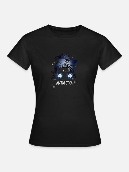 Antarktis - Frauen T-Shirt - Schwarz
