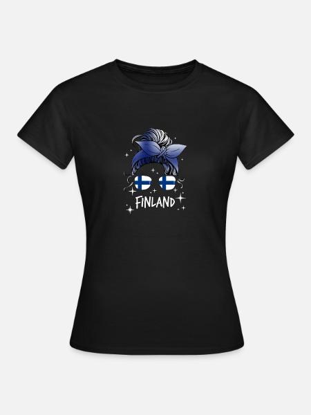 Finnland - Frauen T-Shirt - Schwarz