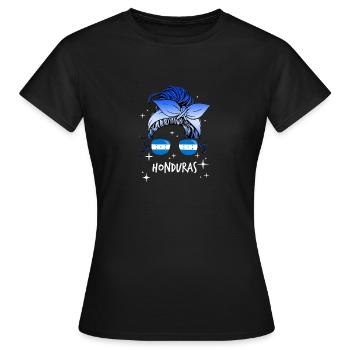 Honduras - T-shirt Femme - noir - Devant - AI Model Female 172 dark (172cm)