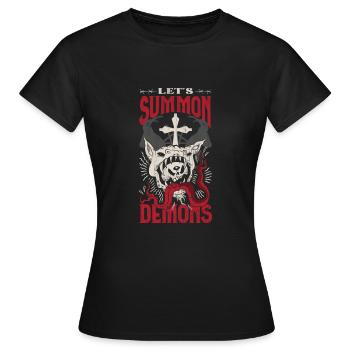 Occulte - T-shirt Femme - noir - Devant - AI Model Female 172 dark (172cm)