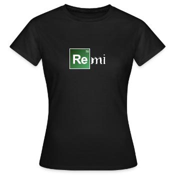 Remi - T-shirt Femme - noir - Devant - AI Model Female 172 dark (172cm)