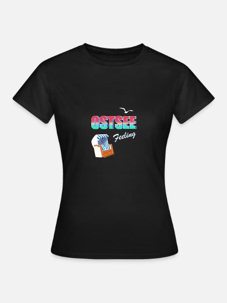 Ostsee Feeling - Frauen T-Shirt - Schwarz