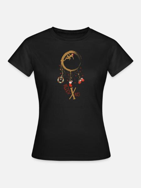 Boulder Weihnachten Weihnachtstraumfänger - Frauen T-Shirt - Schwarz