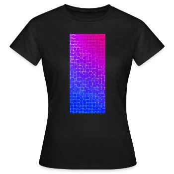 LEDs - Frauen T-Shirt - Schwarz - Vorne - AI Model Female 172 dark (172cm)