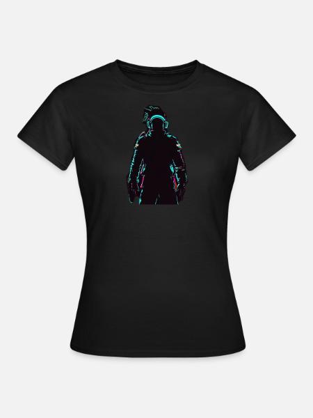 Cyber Men - Frauen T-Shirt - Schwarz