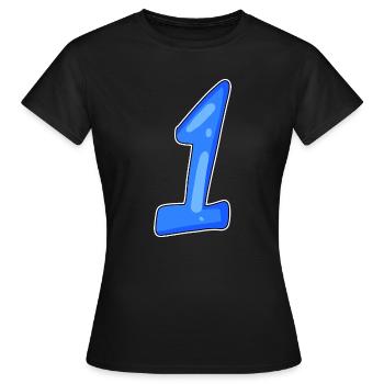 1 Gagnant - T-shirt Femme - noir - Devant - AI Model Female 172 dark (172cm)