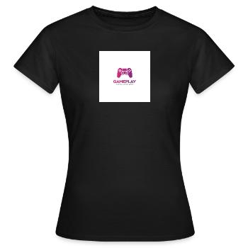 Gameplay Gradient Controller - Frauen T-Shirt - Schwarz - Vorne - AI Model Female 172 dark (172cm)
