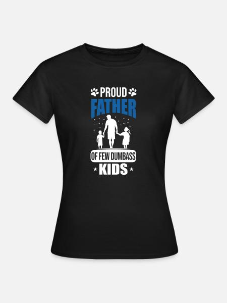 Stolzer Vater - Frauen T-Shirt - Schwarz