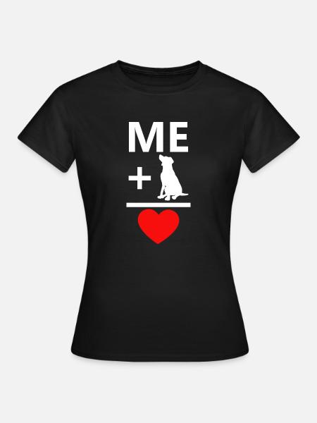 Dog Hund - Frauen T-Shirt - Schwarz