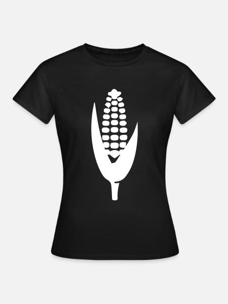 Mais symbol - Frauen T-Shirt - Schwarz