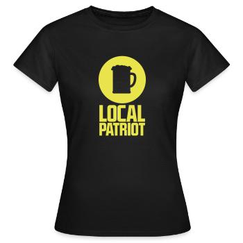 Local Patriot Beer - Frauen T-Shirt - Schwarz - Vorne - AI Model Female 172 dark (172cm)