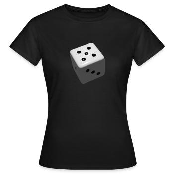 Cube - T-shirt Femme - noir - Devant - AI Model Female 172 dark (172cm)