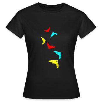 Drill - Women's T-Shirt - black - Front - AI Model Female 172 dark (172cm)