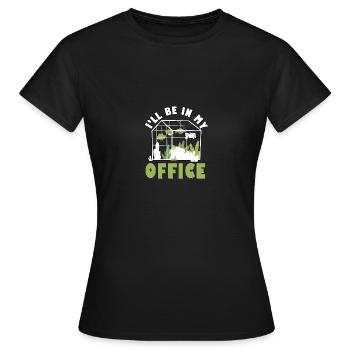 Greenhouse, Garden, Plants, Lover, Gardening - Women's T-Shirt - black - Front - AI Model Female 172 dark (172cm)