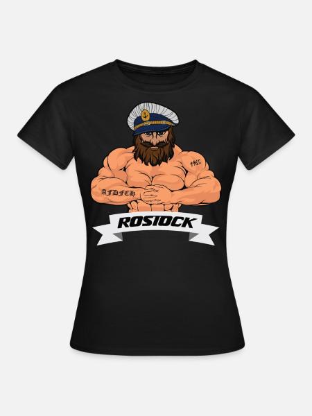Rostocker Matrose - Frauen T-Shirt - Schwarz