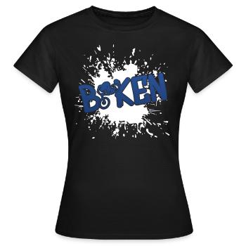 Biken Biker - Frauen T-Shirt - Schwarz - Vorne - AI Model Female 172 dark (172cm)
