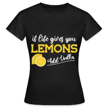 Vodka Wodka - Frauen T-Shirt - Schwarz - Vorne - AI Model Female 172 dark (172cm)