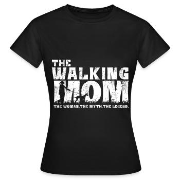 Podenco Canario Mama La maman qui marche - T-shirt Femme - noir - Devant - AI Model Female 172 dark (172cm)