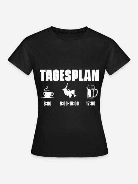 Klettern Bergsport Kletterer - Frauen T-Shirt - Schwarz
