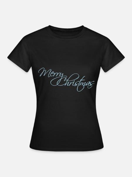 Merry Christmas - T-shirt Femme - noir