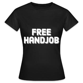 Branlette - T-shirt Femme - noir - Devant - AI Model Female 172 dark (172cm)