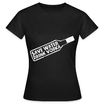 Vodka Wodka - Frauen T-Shirt - Schwarz - Vorne - AI Model Female 172 dark (172cm)