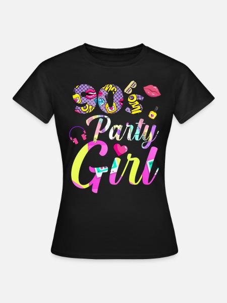 90er Jahre Mottoparty - Frauen T-Shirt - Schwarz