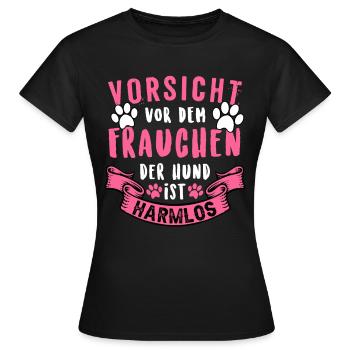 Méfiez-vous de la maîtresse - T-shirt Femme - noir - Devant - AI Model Female 172 dark (172cm)