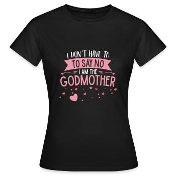 Je n’ai pas de vie pour le godmother - T-shirt Femme - noir - Devant - AI Model Female 172 dark (172cm)