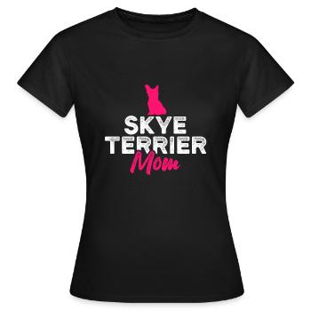 Skye Terrier maman - T-shirt Femme - noir - Devant - AI Model Female 172 dark (172cm)