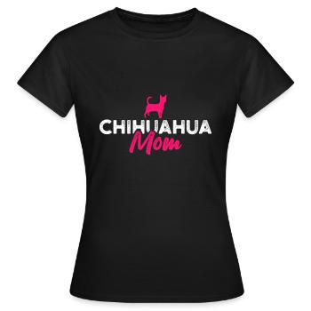 Chihuahua mom - Frauen T-Shirt - Schwarz - Vorne - AI Model Female 172 dark (172cm)