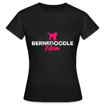 Bernedoodle mom - Women's T-Shirt - black - Front - AI Model Female 172 dark (172cm)