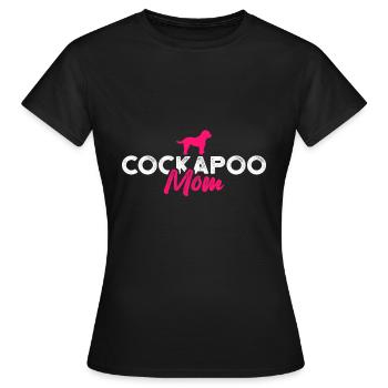 Cockapoo mom - Frauen T-Shirt - Schwarz - Vorne - AI Model Female 172 dark (172cm)