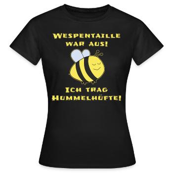 Mollige Abnehmen Dicker Bauch Lustiger Spruch - Frauen T-Shirt - Schwarz - Vorne - AI Model Female 172 dark (172cm)