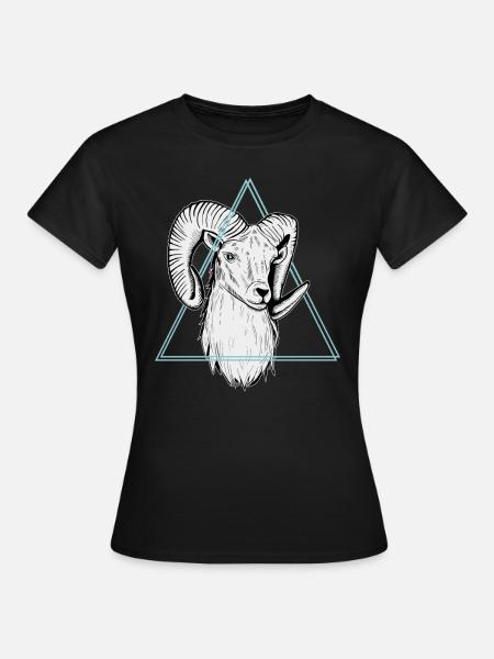 Widder - Frauen T-Shirt - Schwarz