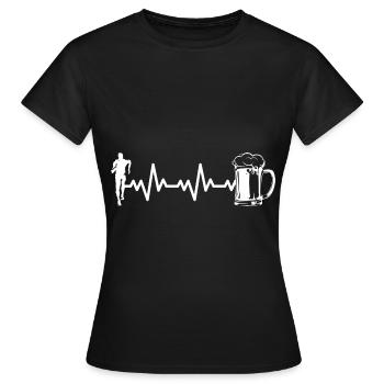 Jogging Running Running Runner Runners - Women's T-Shirt - black - Front - AI Model Female 172 dark (172cm)