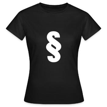 paragraphe - T-shirt Femme - noir - Devant - AI Model Female 172 dark (172cm)