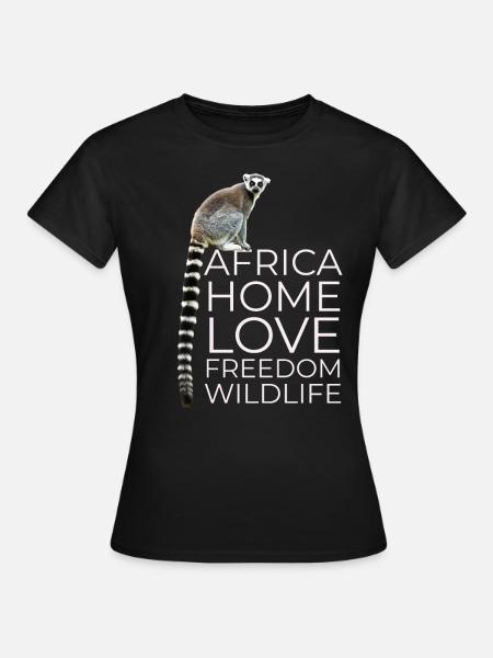 Afrika Mann Geschenk Mutter Kinder Junge Mädchen - Frauen T-Shirt - Schwarz