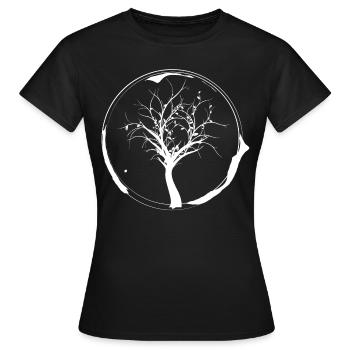 Printemps - T-shirt Femme - noir - Devant - AI Model Female 172 dark (172cm)