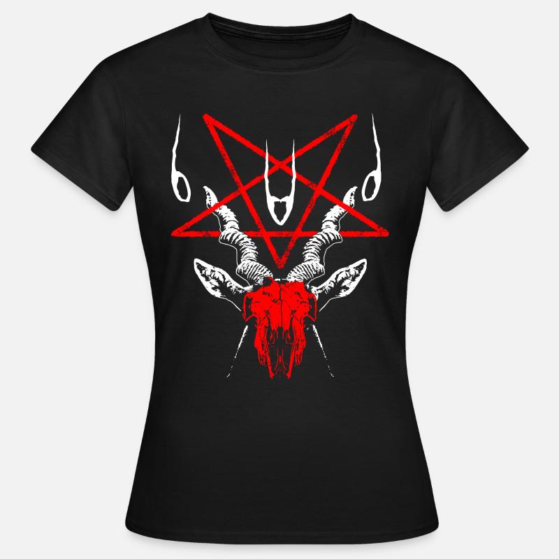 666 - The Beast / Devil / Satan / Baphomet - Women's T-Shirt - black