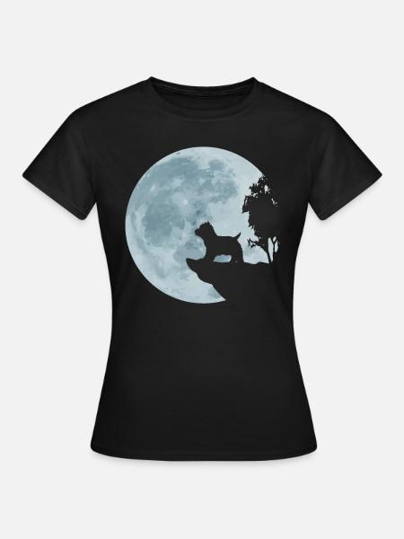 West Highland White Terrier Westie Hund Geschenk - Dame-T-shirt - sort