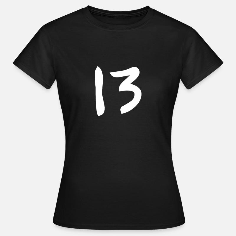 13 (Thirteen, Thirteen) - Women's T-Shirt - black