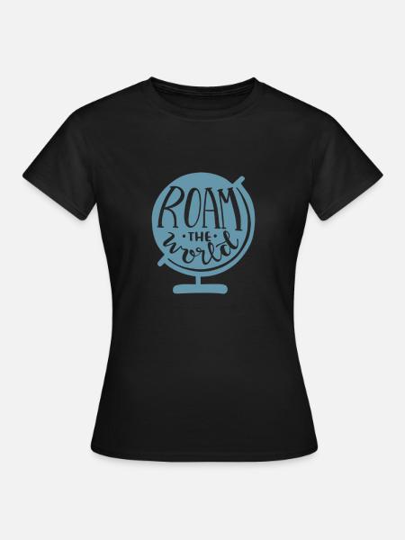 Parcourez le monde - T-shirt Femme - noir