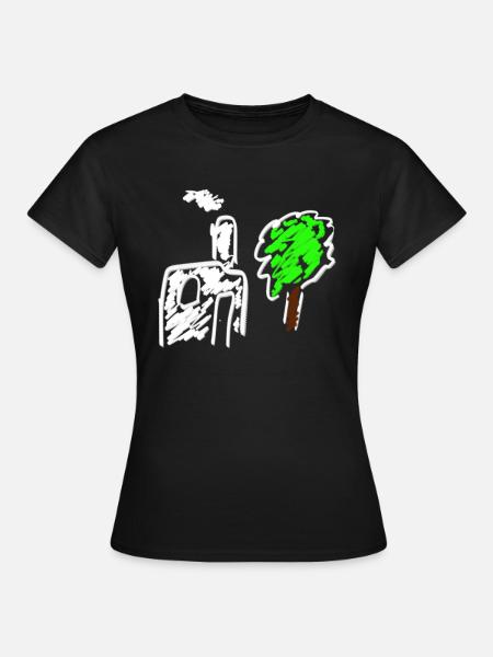 Heim - Frauen T-Shirt - Schwarz