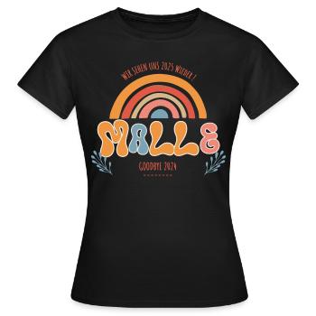 Goodbye Malle 2024 - Mallorca - Frauen T-Shirt - Schwarz - Vorne - AI Model Female 172 dark (172cm)