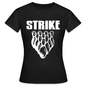 Bowling kegel Team - Frauen T-Shirt - Schwarz - Vorne - AI Model Female 172 dark (172cm)