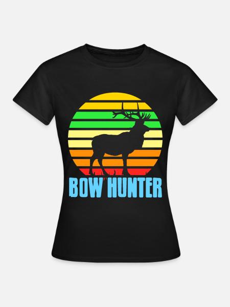 Bow Hunter - Frauen T-Shirt - Schwarz