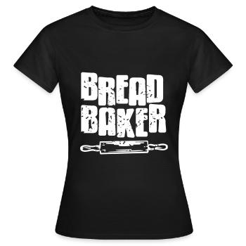 Bread Baker - Women's T-Shirt - black - Front - AI Model Female 172 dark (172cm)